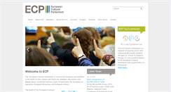 Desktop Screenshot of kulturparlament.com
